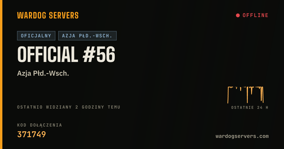 Baner ze statusem na żywo: Official #56