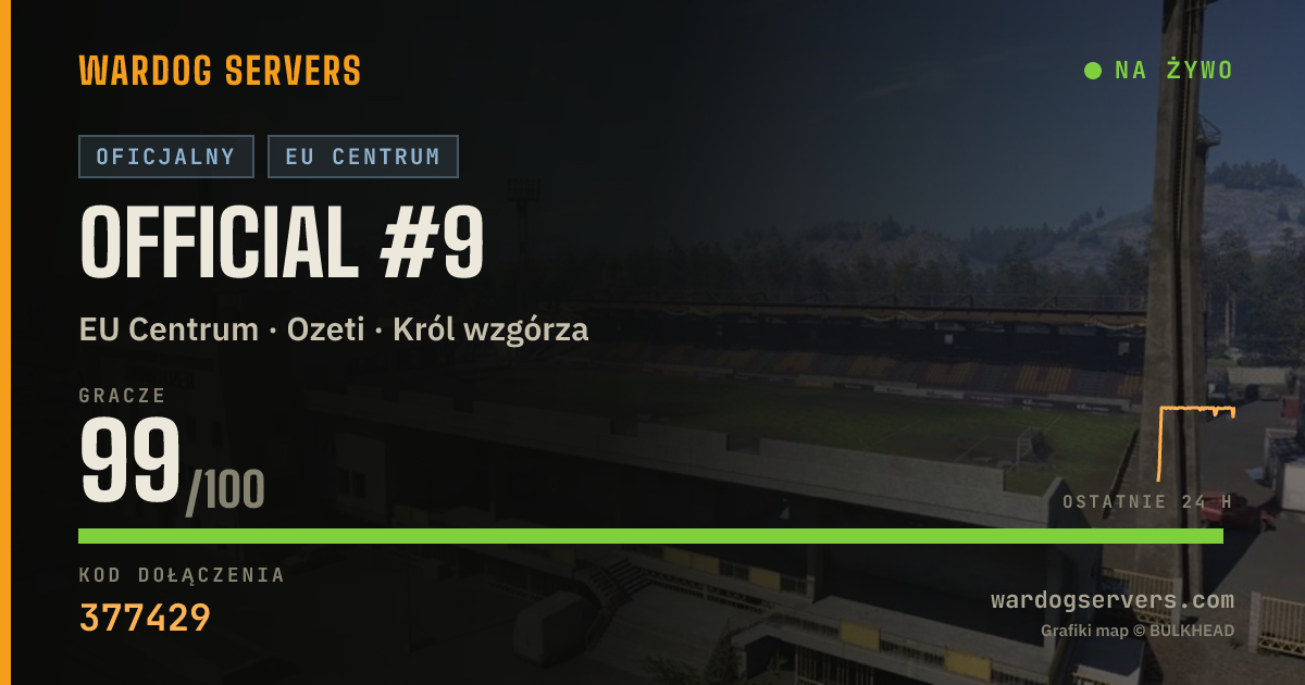 Baner ze statusem na żywo: Official #9