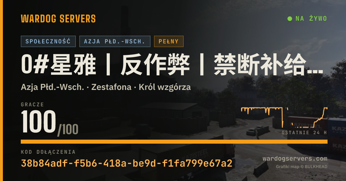 Baner ze statusem na żywo: 0#星雅丨反作弊丨禁断补给车/榴弹/武直丨Q群:1127279927