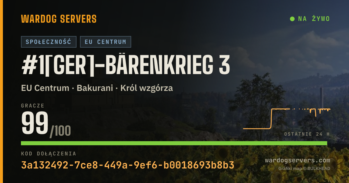 Baner ze statusem na żywo: #1[GER]-Bärenkrieg 3