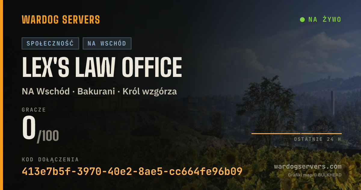 Baner ze statusem na żywo: Lex's Law Office