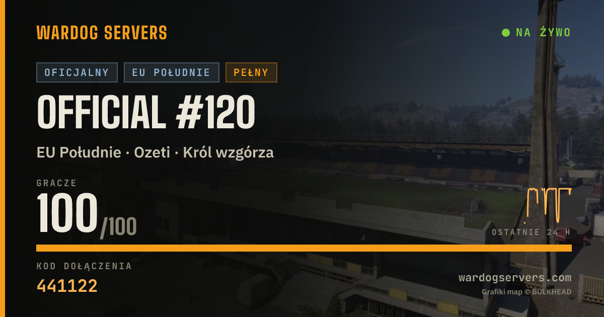 Baner ze statusem na żywo: Official #120