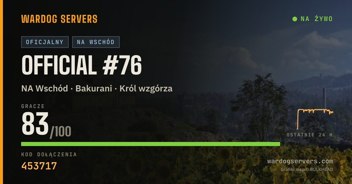 Baner ze statusem na żywo: Official #76