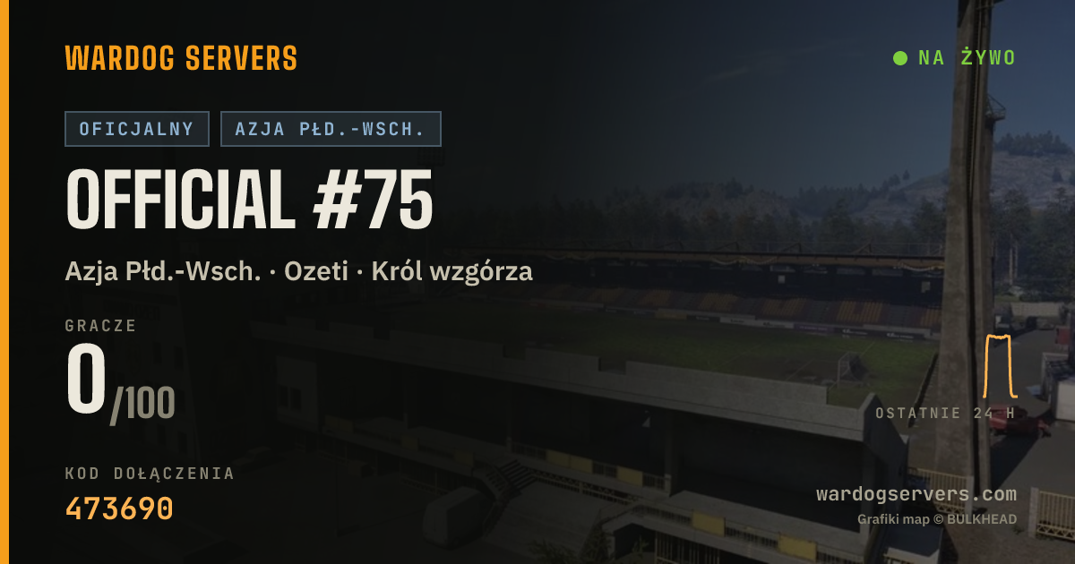 Baner ze statusem na żywo: Official #75