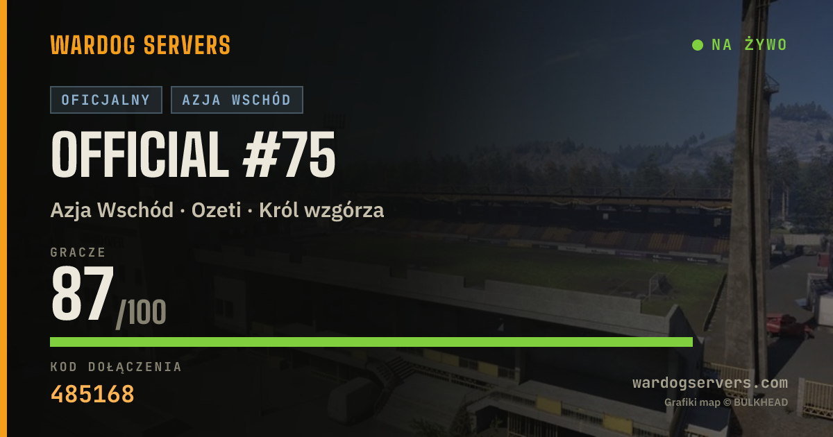 Baner ze statusem na żywo: Official #75
