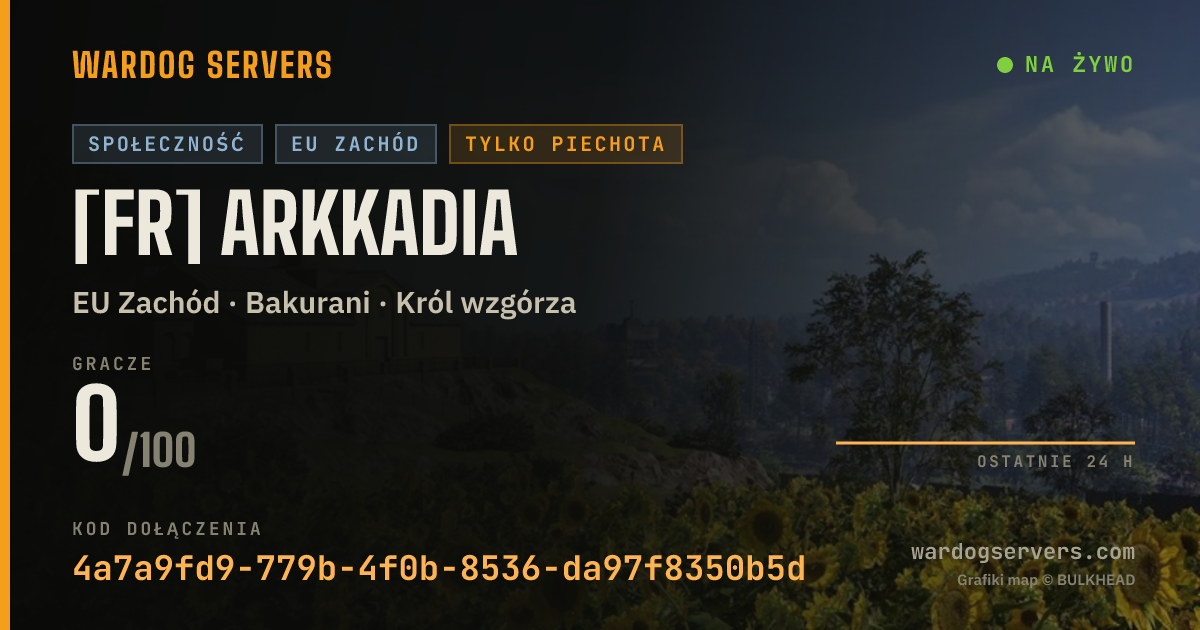 Baner ze statusem na żywo: [FR] Arkkadia