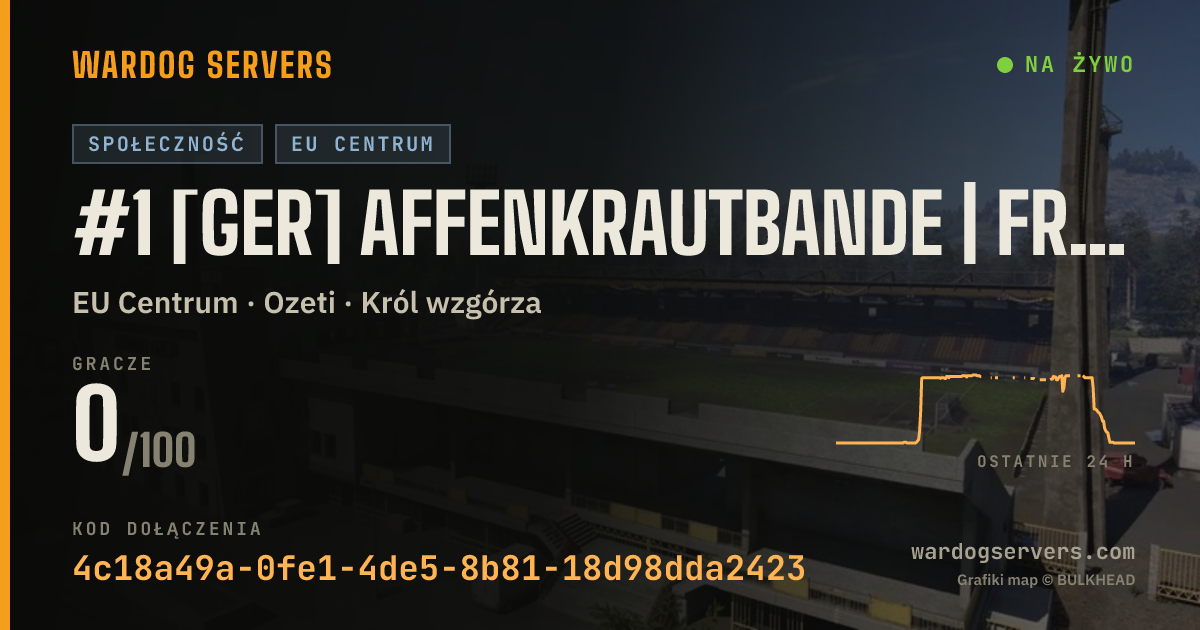 Baner ze statusem na żywo: #1 [GER] Affenkrautbande | FREE CASH | MONEY | APES