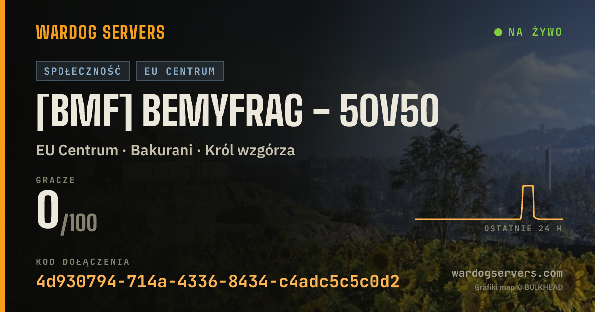Baner ze statusem na żywo: [BMF] BeMyFrag - 50v50