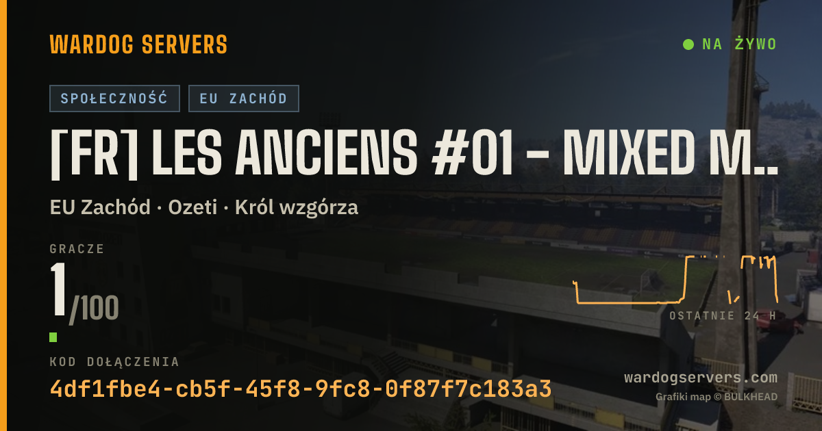 Baner ze statusem na żywo: [FR] LES ANCIENS #01 - MIXED MAPS - STATS | beta.fpsnews.net