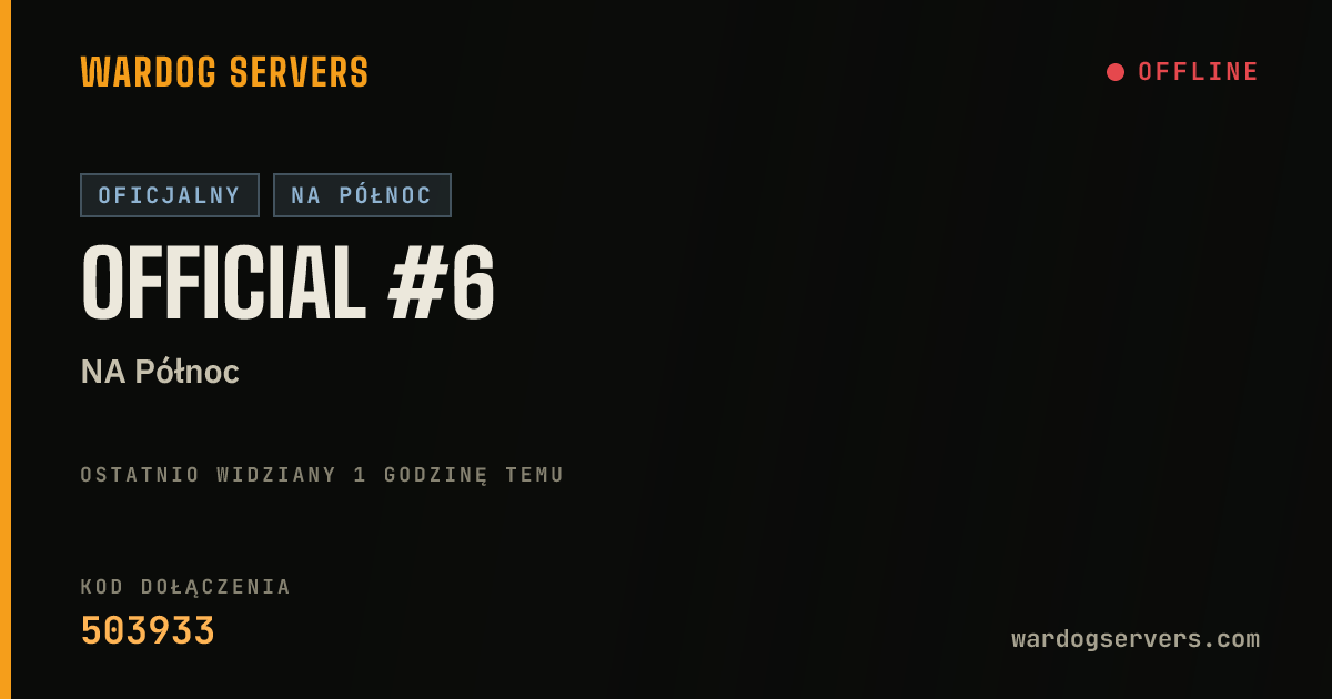 Baner ze statusem na żywo: Official #6