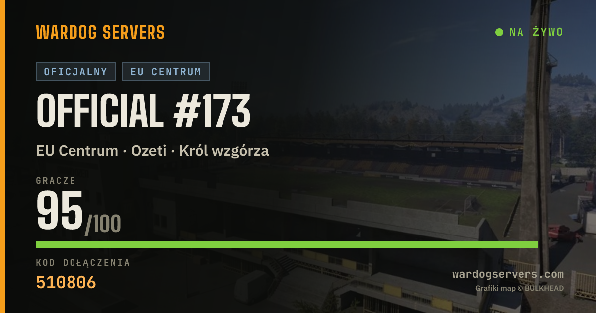 Baner ze statusem na żywo: Official #173