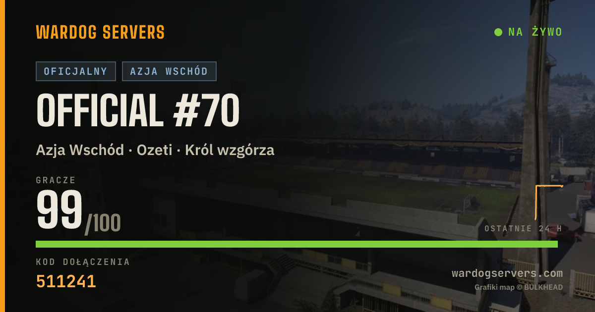 Baner ze statusem na żywo: Official #70