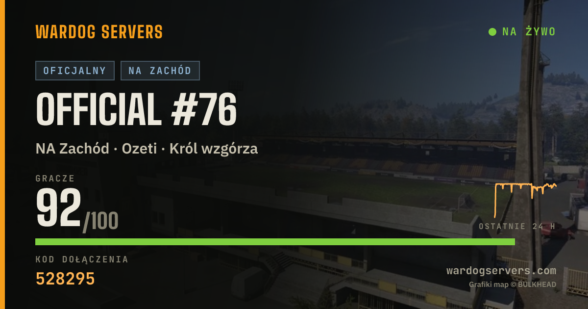 Baner ze statusem na żywo: Official #76