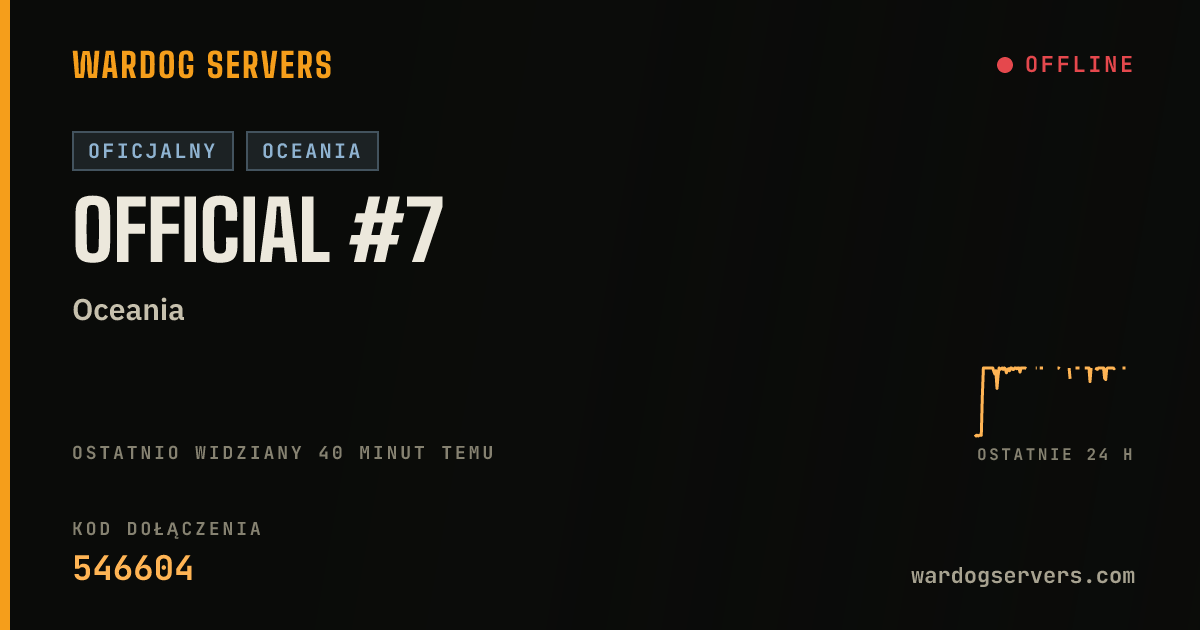 Baner ze statusem na żywo: Official #7
