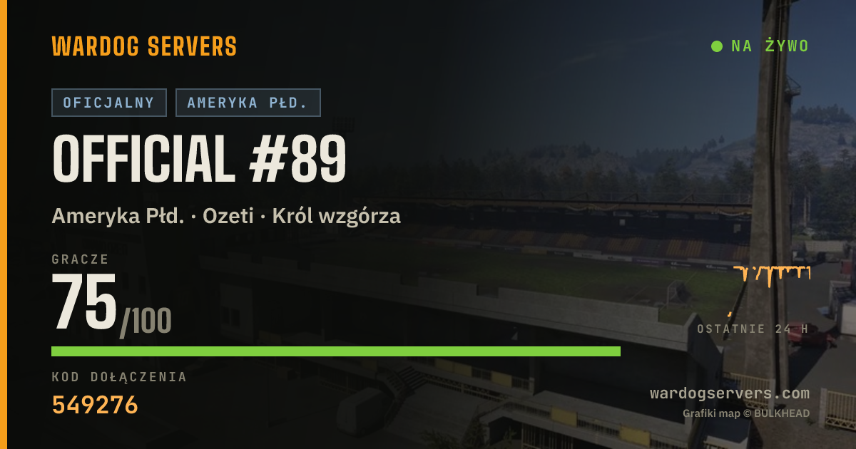 Baner ze statusem na żywo: Official #89