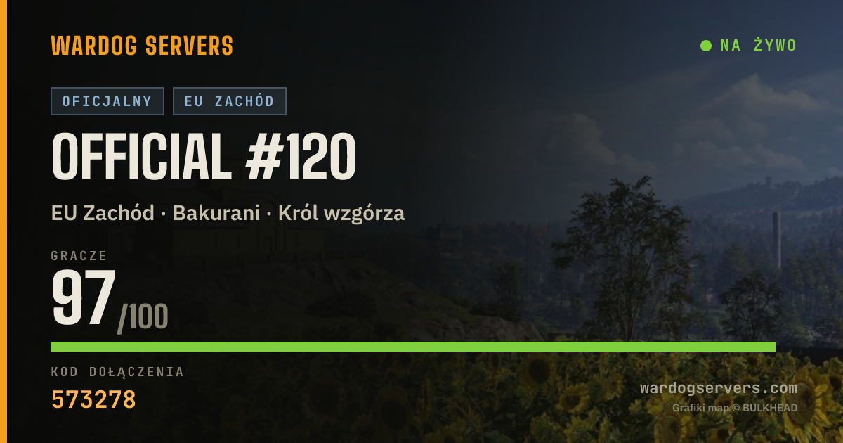 Baner ze statusem na żywo: Official #120