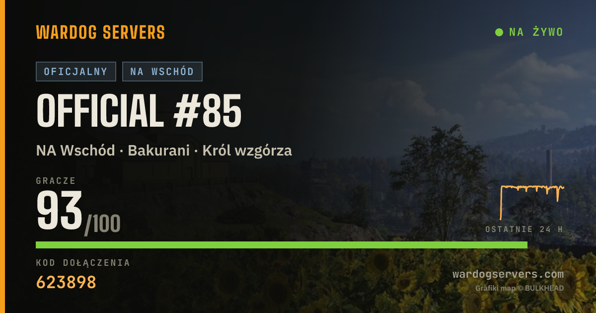 Baner ze statusem na żywo: Official #85