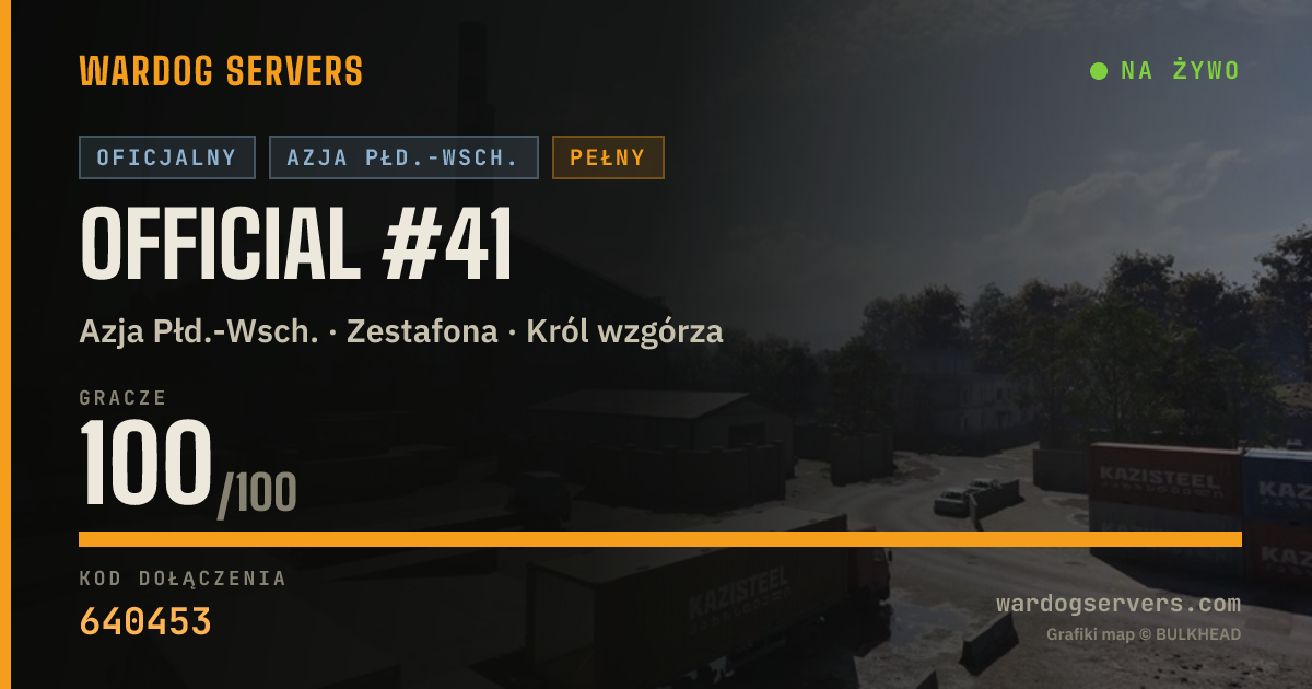 Baner ze statusem na żywo: Official #41