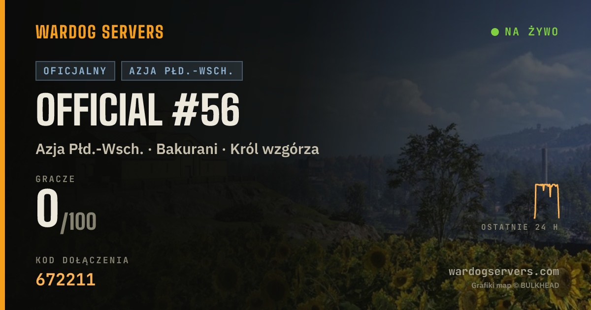Baner ze statusem na żywo: Official #56