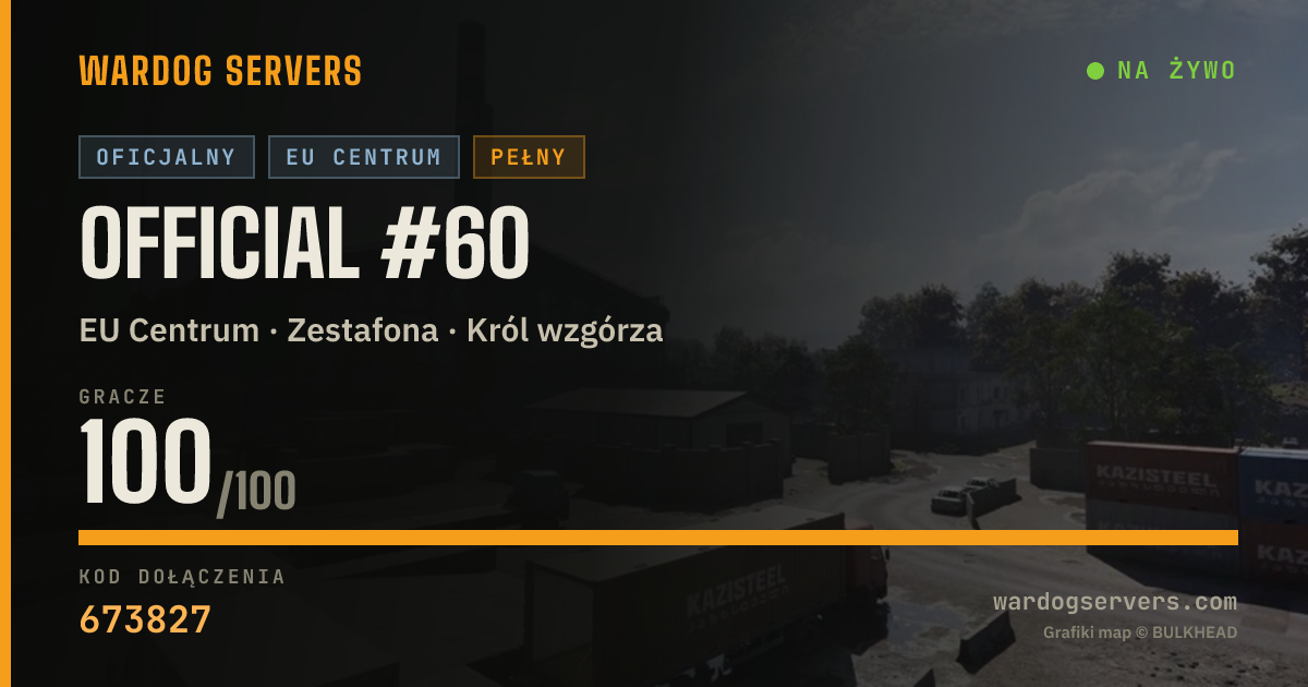 Baner ze statusem na żywo: Official #60