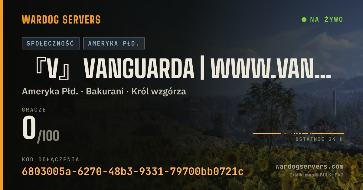 Baner ze statusem na żywo: 『V』Vanguarda | www.vanguarda.pro.br | VIP GRATIS