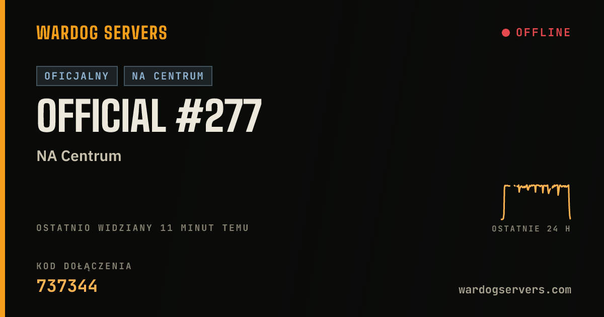 Baner ze statusem na żywo: Official #277
