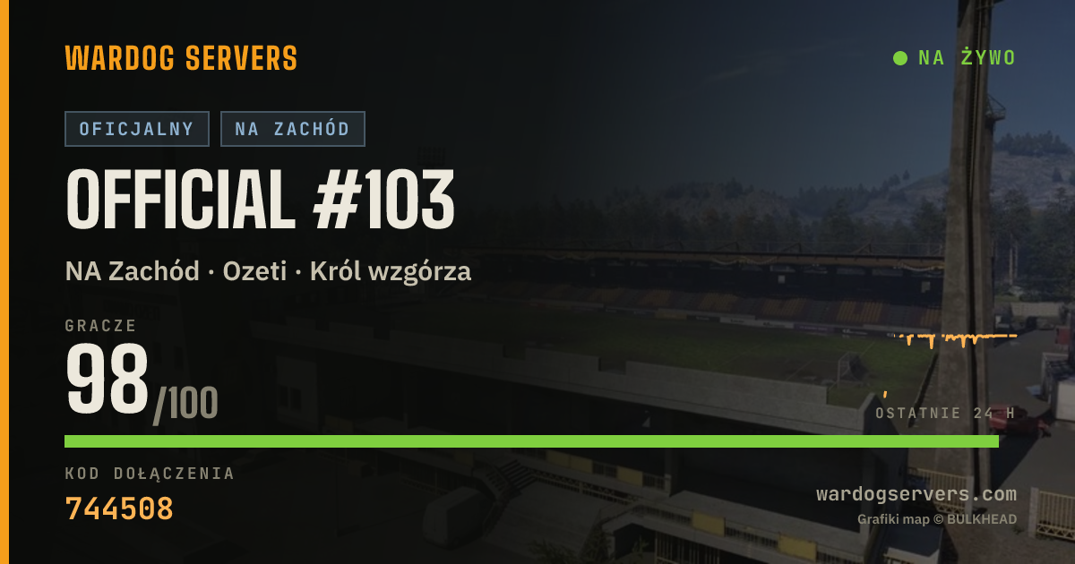 Baner ze statusem na żywo: Official #103