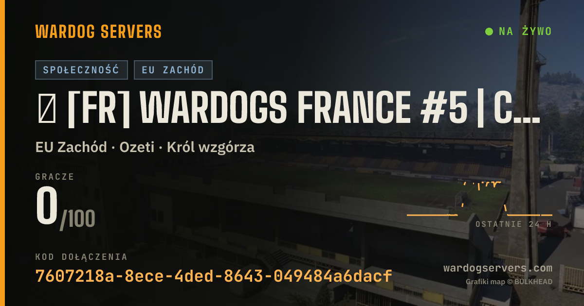 Baner ze statusem na żywo: ⁂ [FR] WARDOGS FRANCE #5 | CLASSIQUE [WDFR]