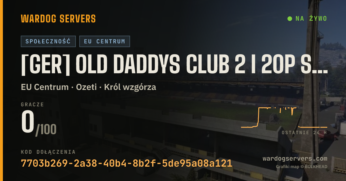 Baner ze statusem na żywo: [GER] Old Daddys Club 2 I 20p Start