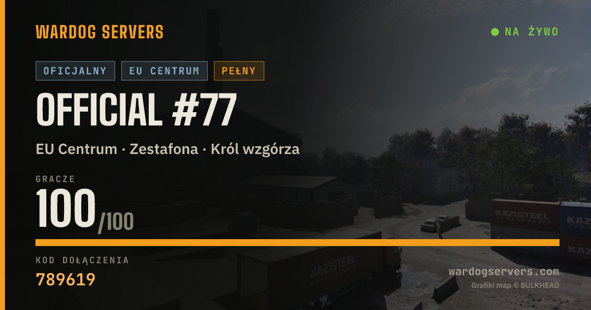 Baner ze statusem na żywo: Official #77