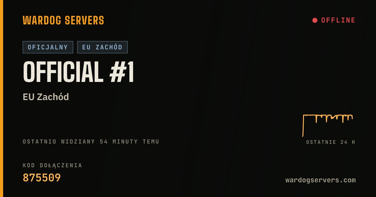 Baner ze statusem na żywo: Official #1