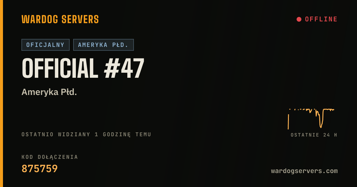 Baner ze statusem na żywo: Official #47