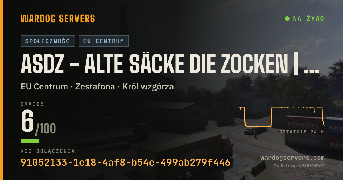 Baner ze statusem na żywo: ASDZ - Alte Säcke Die Zocken | DE | GER