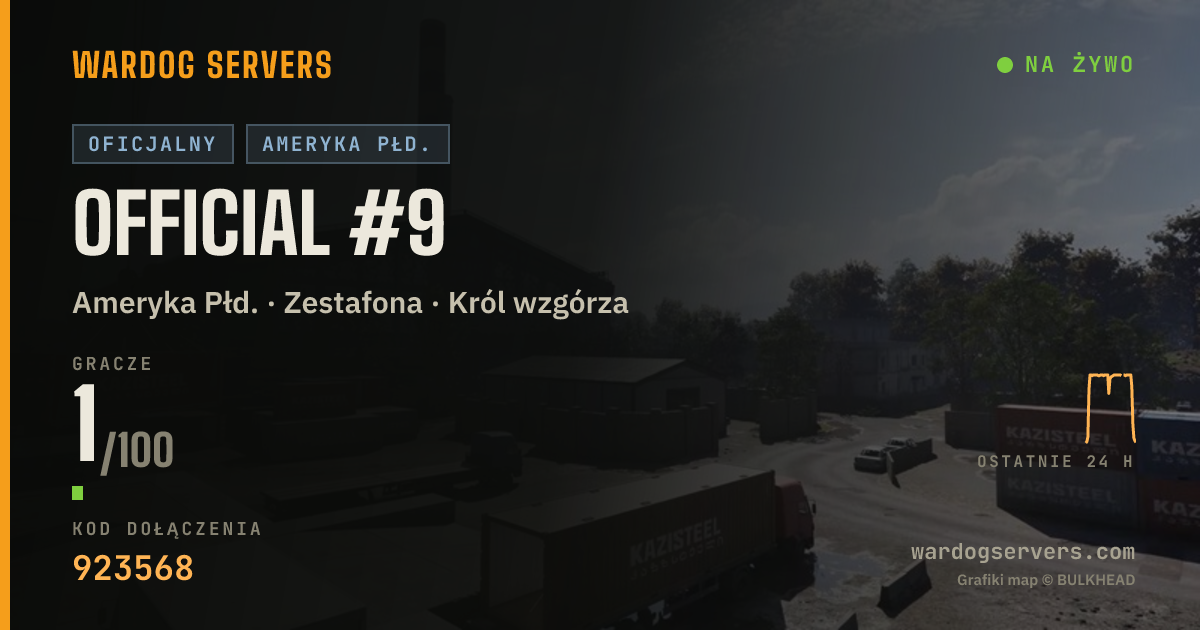 Baner ze statusem na żywo: Official #9