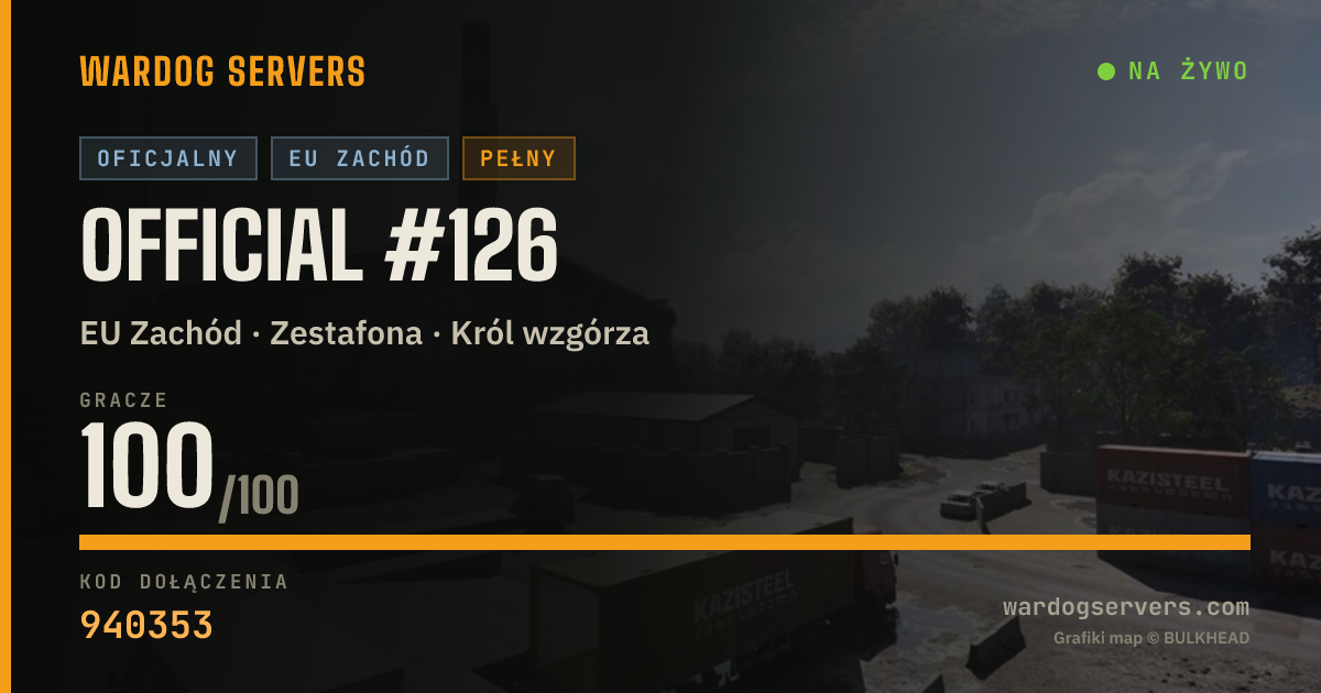 Baner ze statusem na żywo: Official #126