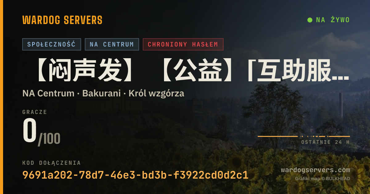 Baner ze statusem na żywo: 【闷声发】【公益】[互助服]裙：895362714