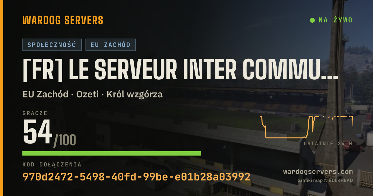Baner ze statusem na żywo: [FR] LE SERVEUR INTER COMMUNAUTÉS