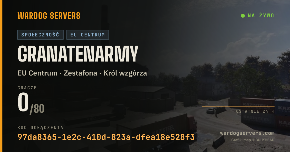 Baner ze statusem na żywo: granatenarmy