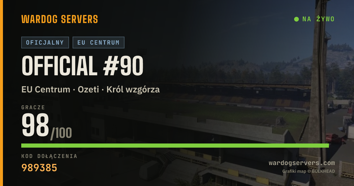 Baner ze statusem na żywo: Official #90