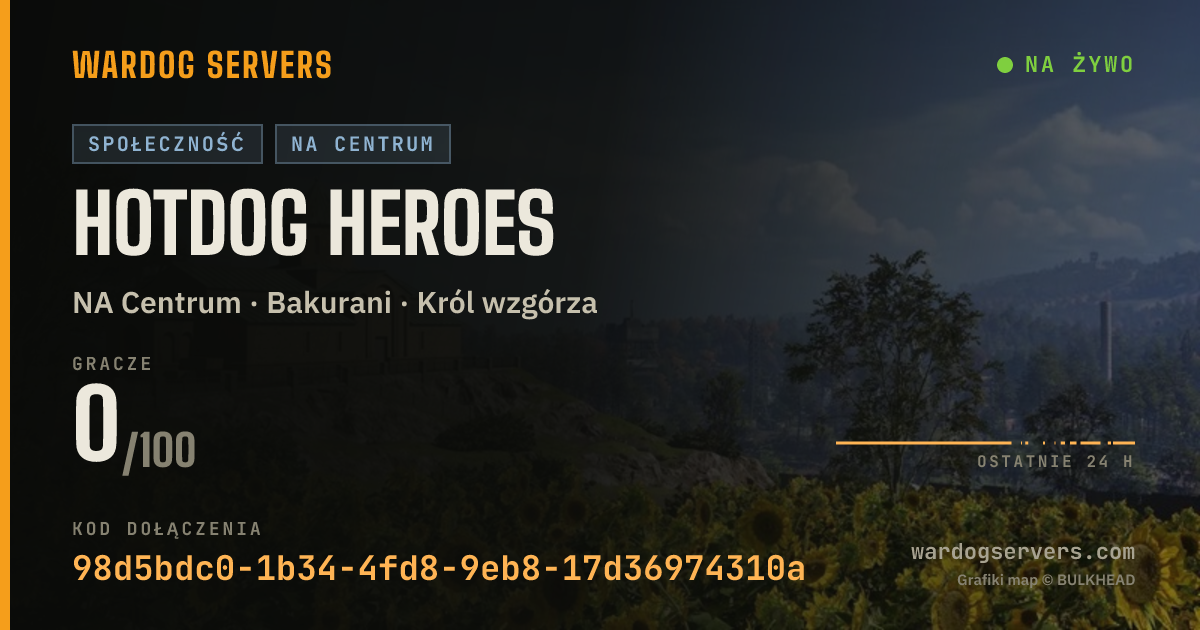 Baner ze statusem na żywo: Hotdog Heroes