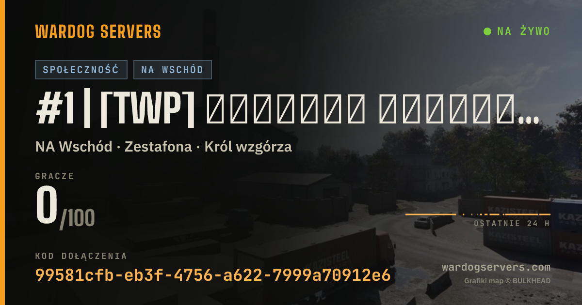 Baner ze statusem na żywo: #1 | [TWP] 🆆🅰🆁🅳🅾🅶🆂 🆂🅴🅰🆂🅾🅽 2 | 🅱🅾🅽🆄🆂 🅲🅰🆂🅷 &