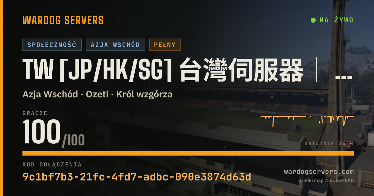 Baner ze statusem na żywo: TW [JP/HK/SG] 台灣伺服器｜ 收益最大效率｜禁止封鎖紀錄