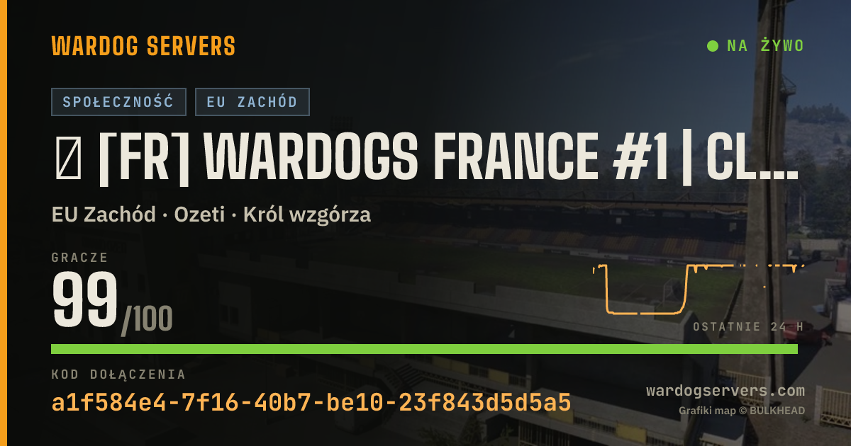 Baner ze statusem na żywo: ⁂ [FR] WARDOGS FRANCE #1 | CLASSIQUE [WDFR]