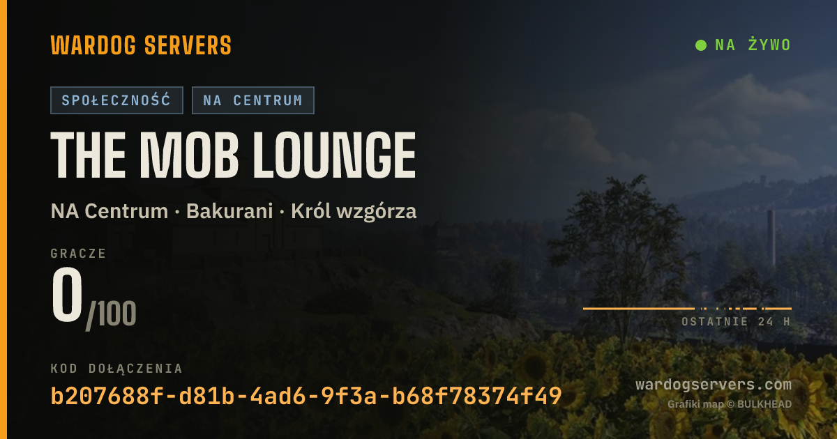 Baner ze statusem na żywo: The MOB Lounge