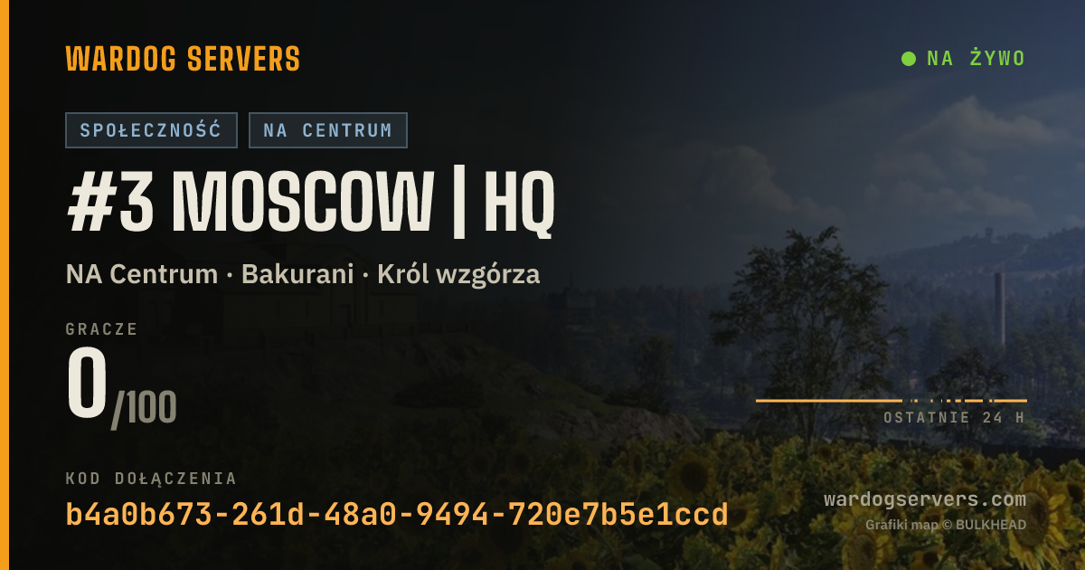 Baner ze statusem na żywo: #3 MOSCOW | HQ