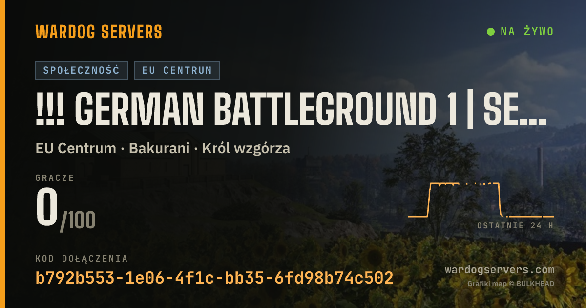 Baner ze statusem na żywo: !!! GERMAN BATTLEGROUND 1 | SEX ON THE BEACH | GER | GBG-WD.COM