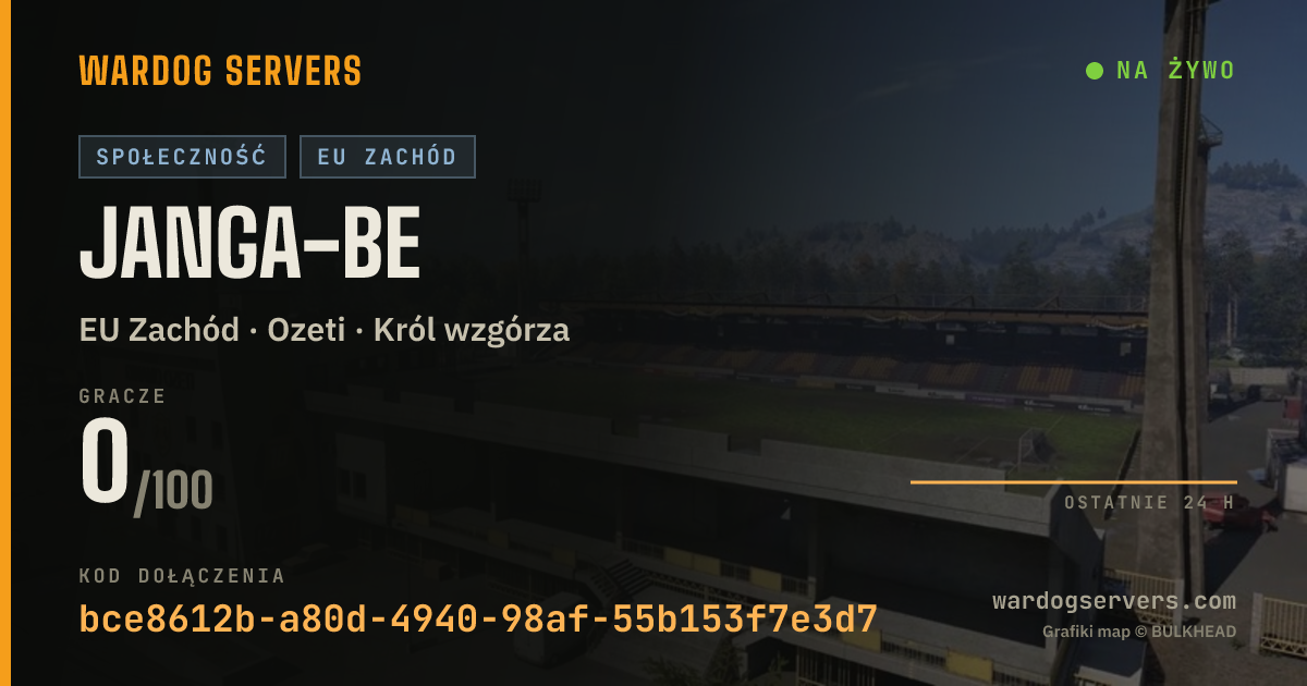 Baner ze statusem na żywo: Janga-be