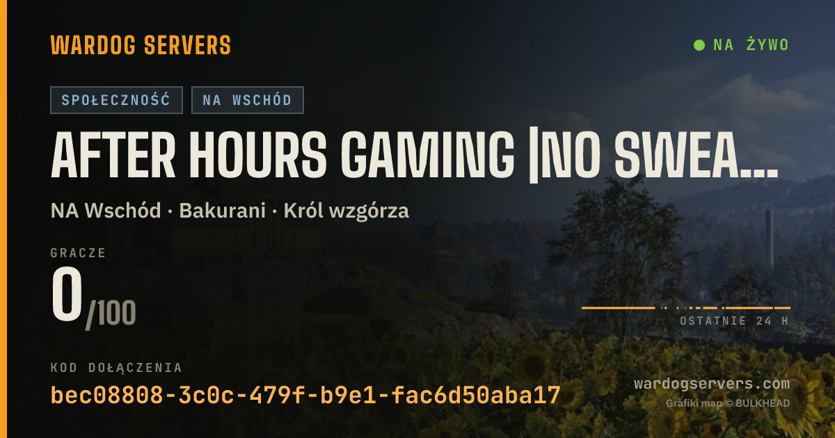 Baner ze statusem na żywo: AFTER HOURS Gaming |no sweat gaming | no GL heil