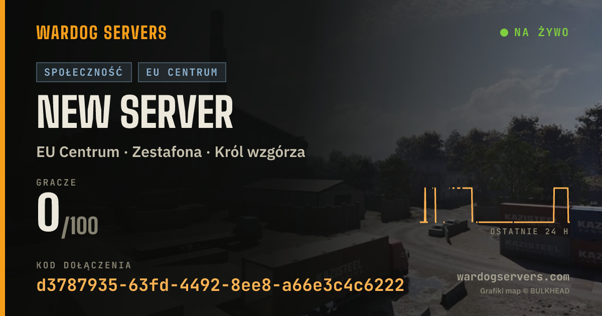 Baner ze statusem na żywo: NEW Server