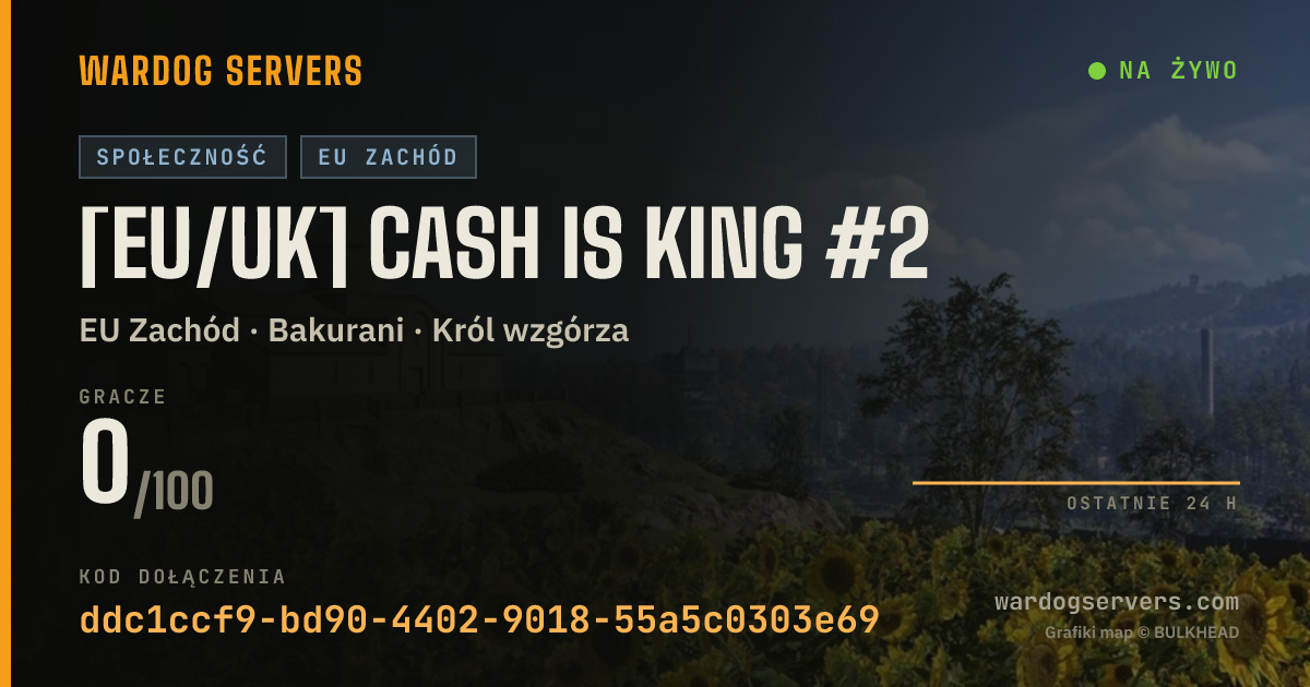Baner ze statusem na żywo: [EU/UK] Cash is King #2